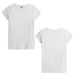 T-Shirt Damski 4F TSD350 Biały