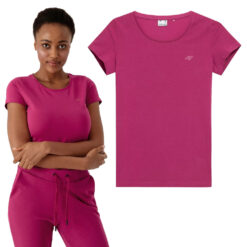 T-Shirt Damski 4F TSD350 C. Róż