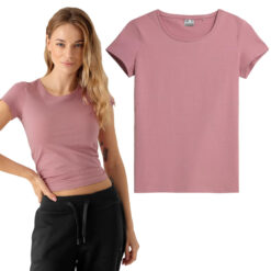 T-Shirt Damski 4F TSD350 Jasny Róż