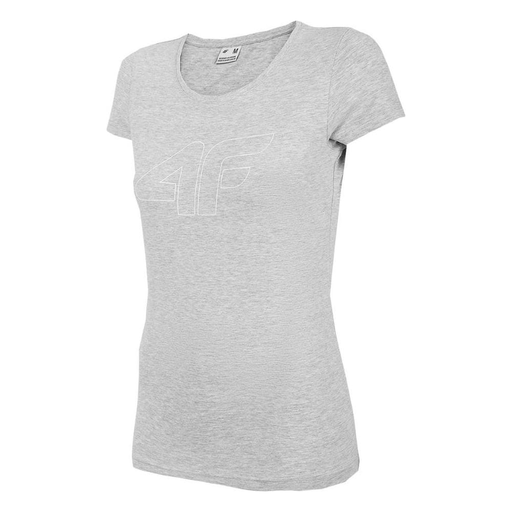 T-Shirt Damski 4F TSD353 Ch. Jasny Szary Melanż