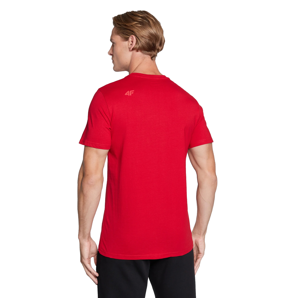 T-Shirt Męski 4F TSM353 Czerwony