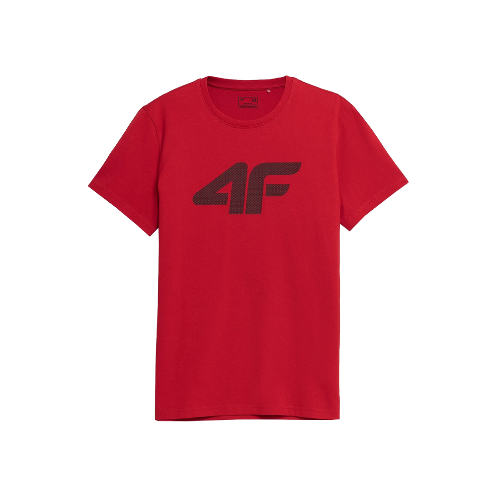 T-Shirt Męski 4F TSM353 Czerwony
