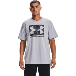 T-Shirt Under Armour ABC Camo Boxed Logo Szary