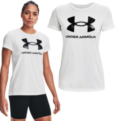 T-Shirt Under Armour D Live Sportstyle SSC Biały