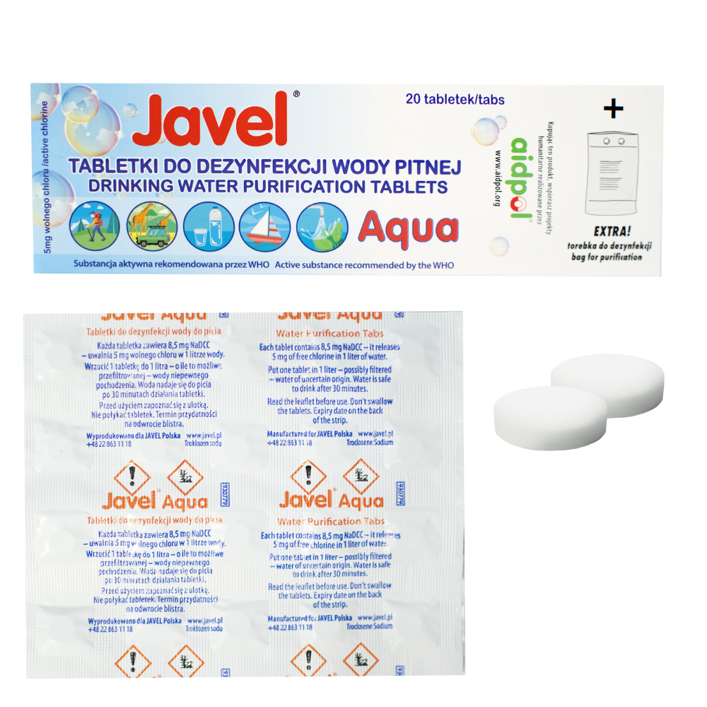 Tabletki do Uzdatniania Wody Aidpol Javel Aqua