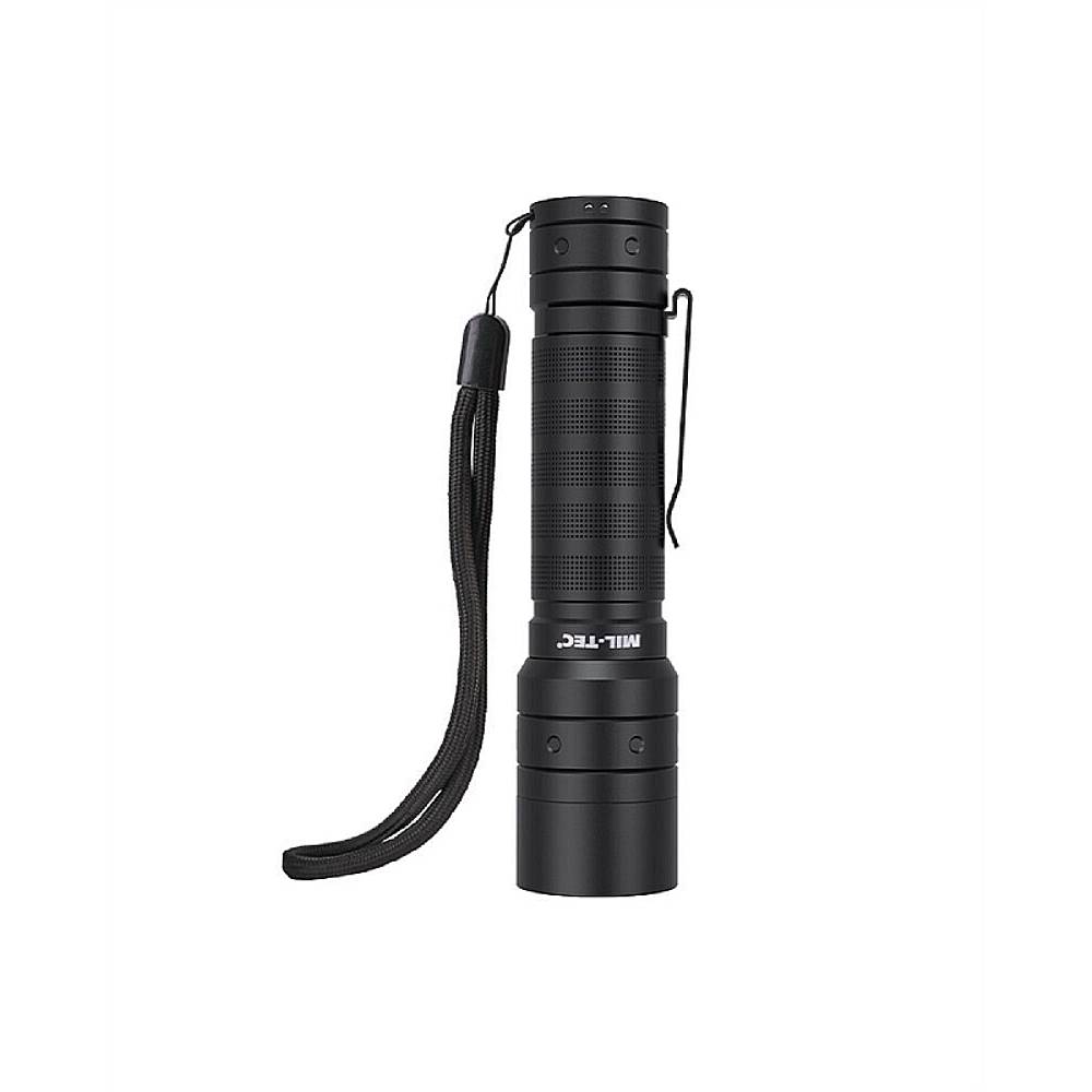 Latarka Mission 1000lm Mil-Tec Akumulatorowa Black