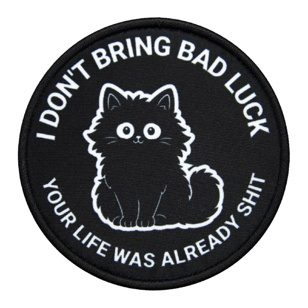 Naszywka Morale Patch Bad Luck Cat