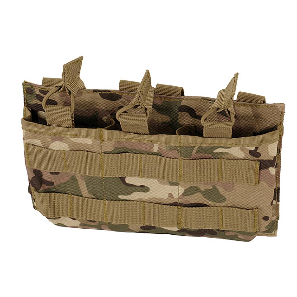 Otwarta Potrójna Ładownica Kal 7.62 8F Multicam