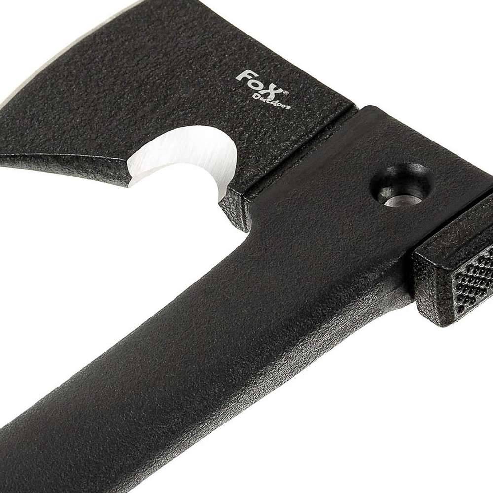 Toporek Fox Outdoor Survival z Piłą MFH Czarny