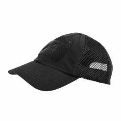 Czapka Baseball Vent PolyCotton Ripstop Czarna