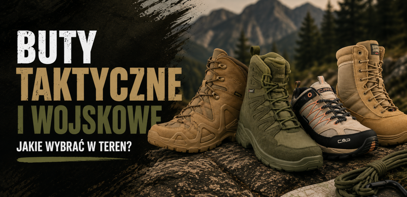 Buty taktyczne i wojskowe — jakie wybrać w teren