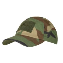 Czapka Taktyczna Helikon-Tex Tactical Cap Rip-Stop Woodland