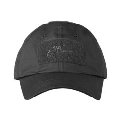Czapka z Daszkiem Helikon-Tex PolyCotton Rip-Stop Velcro Black