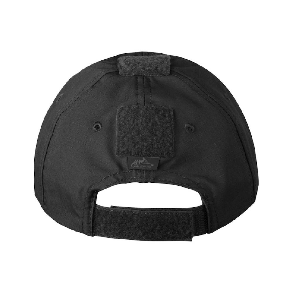 Czapka z Daszkiem Helikon-Tex PolyCotton Rip-Stop Velcro Black