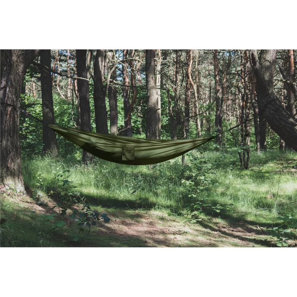 Hamak Turystyczny TigerWood Ważka V2 Khaki Long - obrazek 3