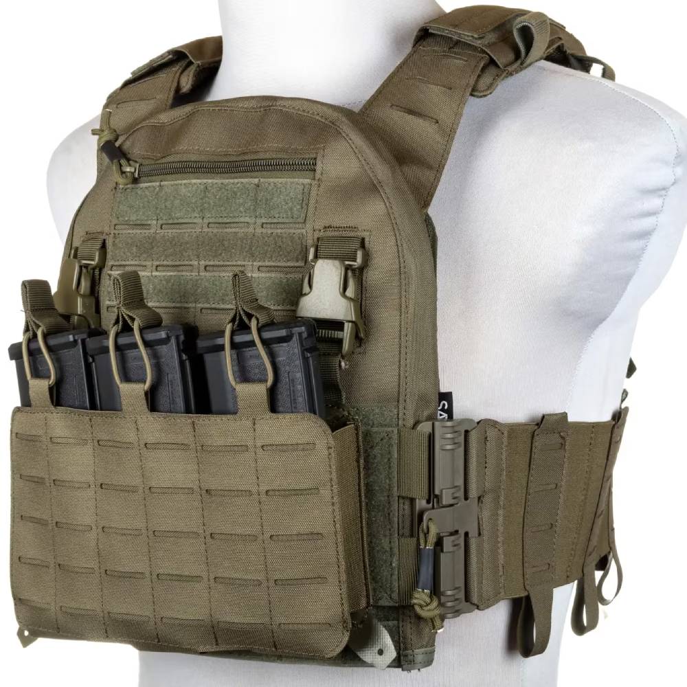 Kamizelka Taktyczna Specna Arms QR II Plate Carrier Black MOLLE Olive