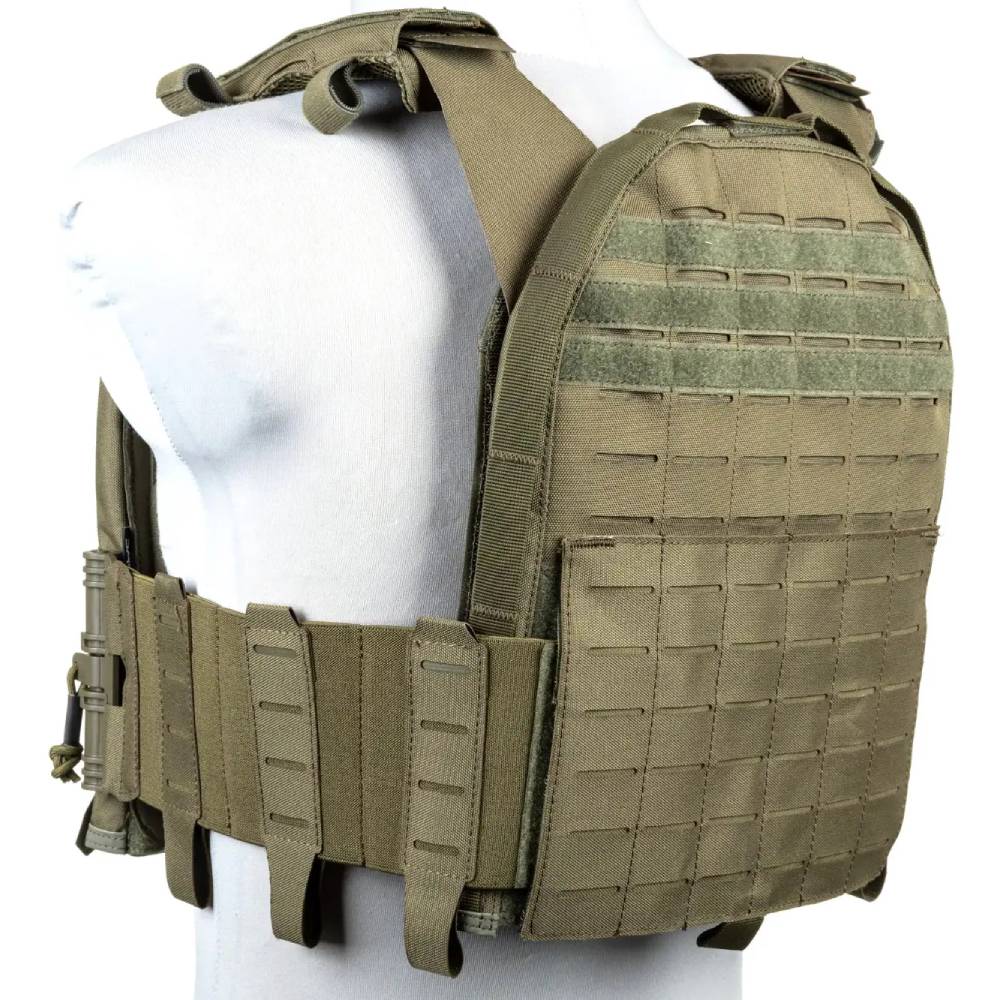 Kamizelka Taktyczna Specna Arms QR II Plate Carrier Black MOLLE Olive
