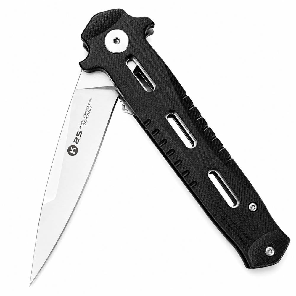 Nóż Składany K25 TUNGST II Flipper z Etui