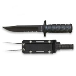 Nóż Taktyczny Neck Knife Albainox Black 32872