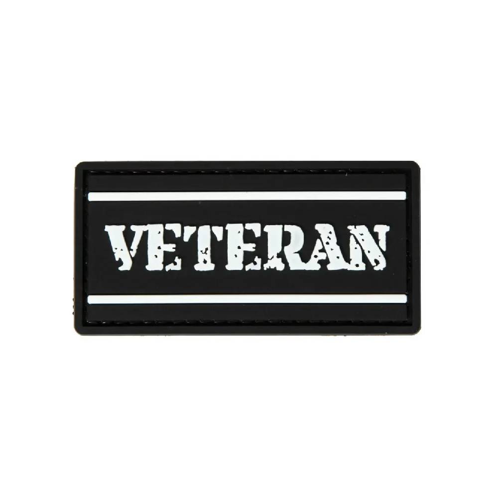 Plakietka Veteran Black Morale Patch z Rzepem