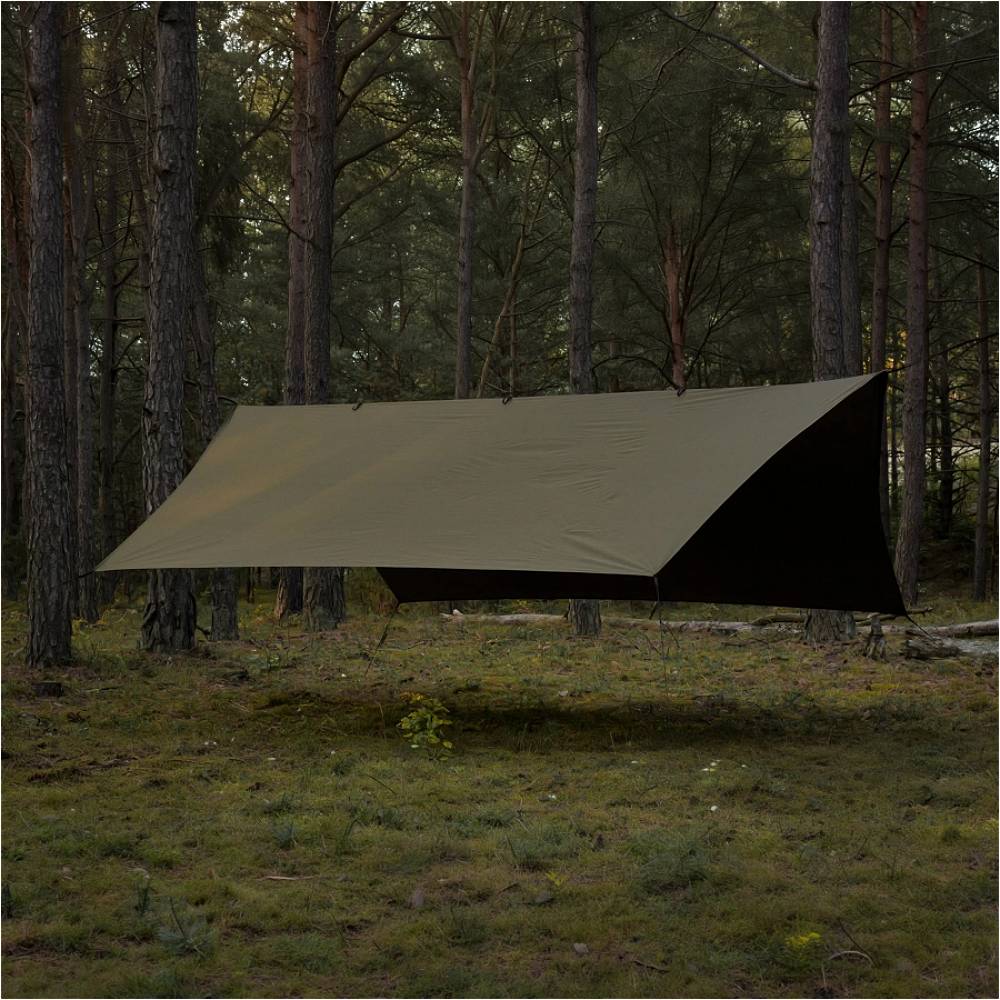 Tarp Tigerwood T2 3m x 4m Khaki _ Czarny