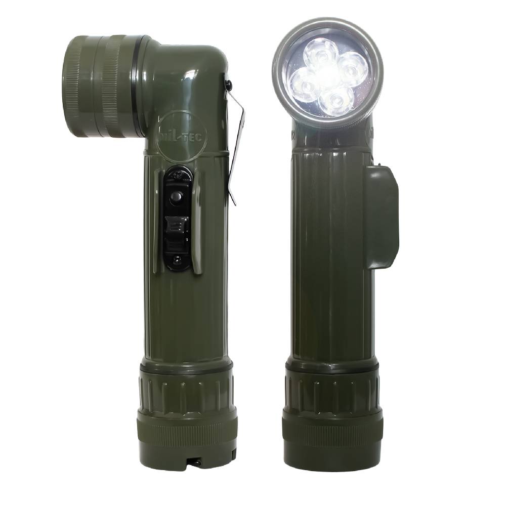 Latarka Kątowa 17 cm LED Mil-Tec Olive