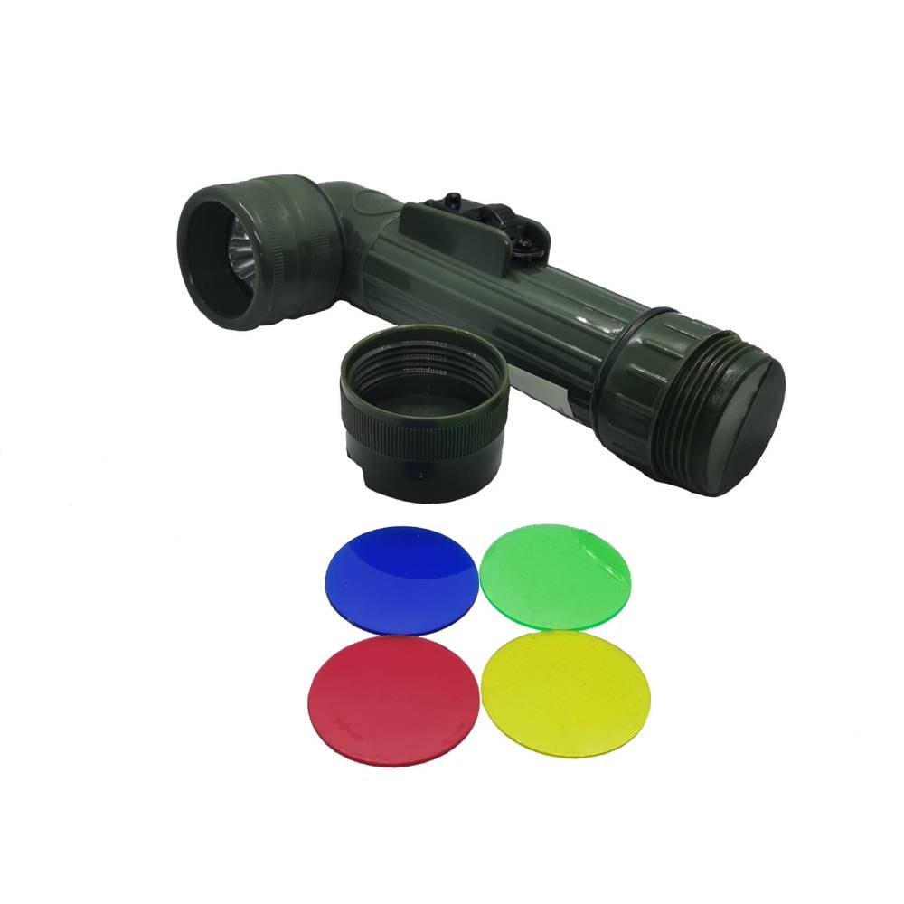 Latarka Kątowa 17 cm LED Mil-Tec Olive