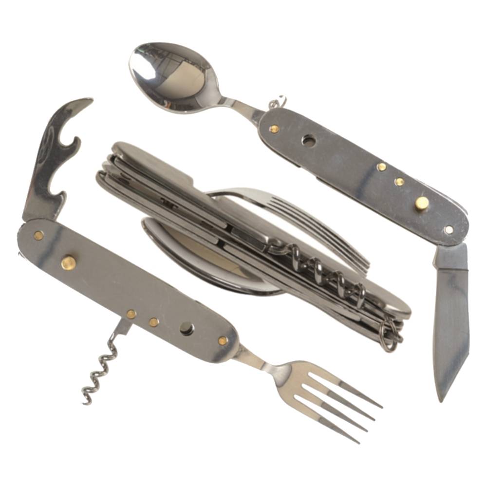 Niezbędnik 6cz. Scyzoryk Stalowy Mil-Tec Olive
