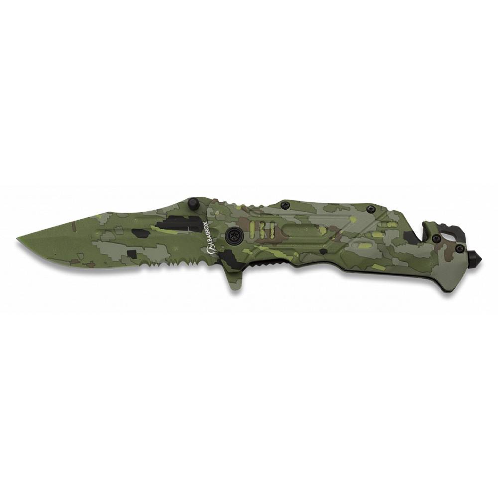 Nóż Składany Albainox Camo Army 19735