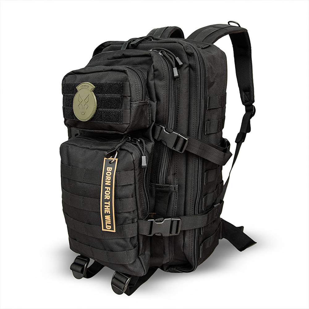 Plecak Turystyczny Coyote Tactical Backpack 38L Black Czarny