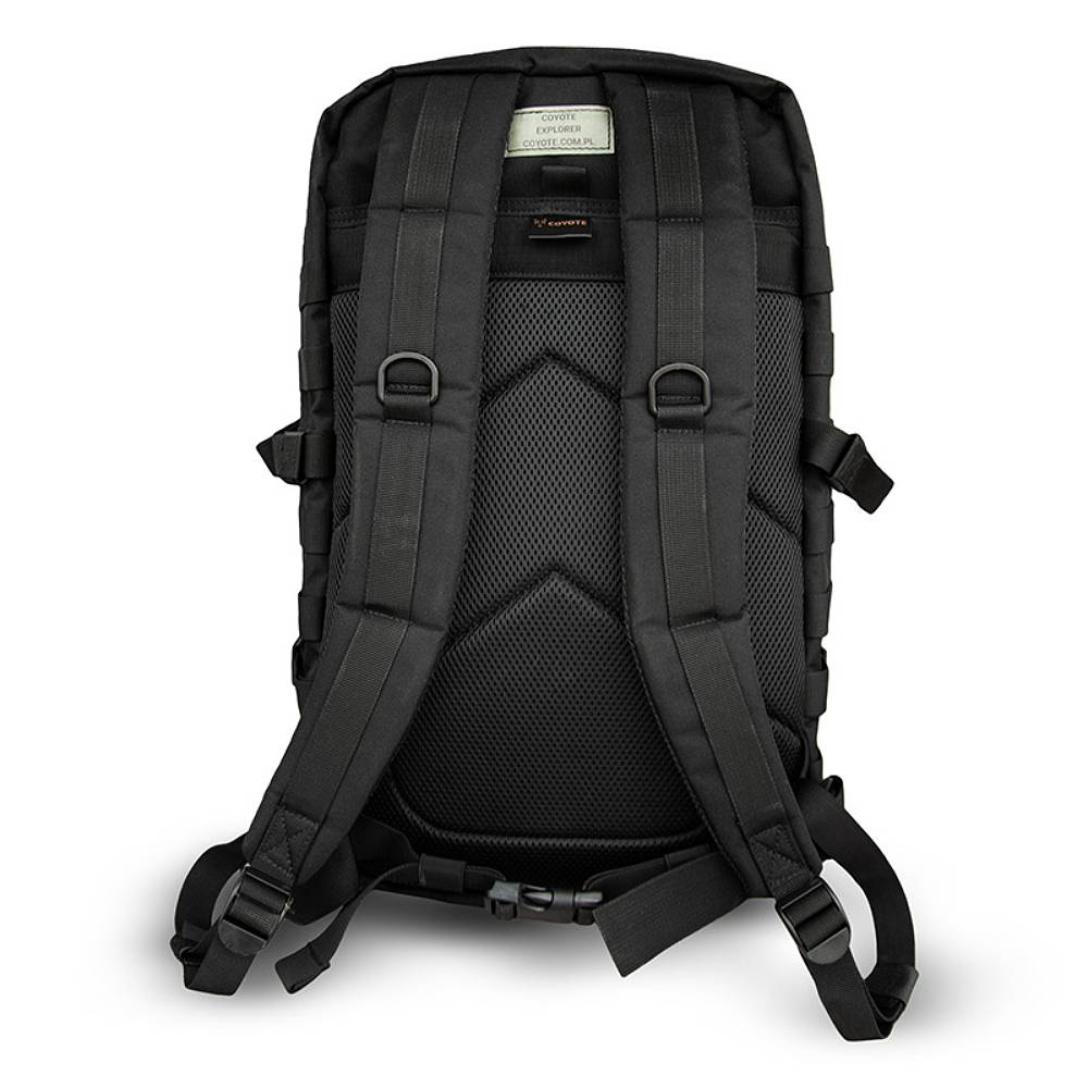 Plecak Turystyczny Coyote Tactical Backpack 38L Black Czarny